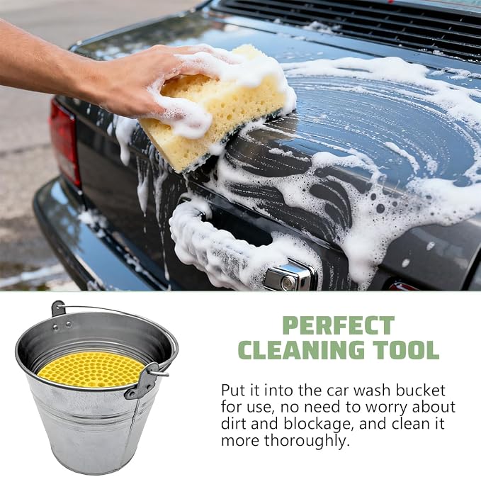 Car Wash Bucket Grit Trap Inserts, Vehicle Detailing Wash Filter
