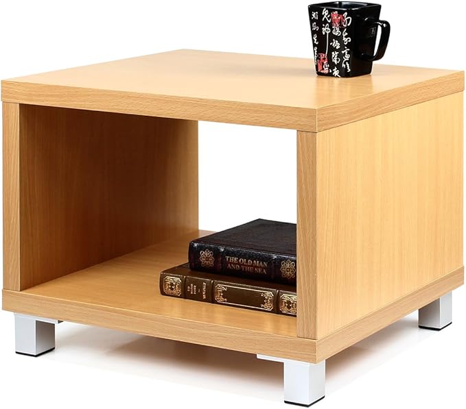 Furinno XBF66-C Nihon Contemporary Side/End Table, Light Cherry