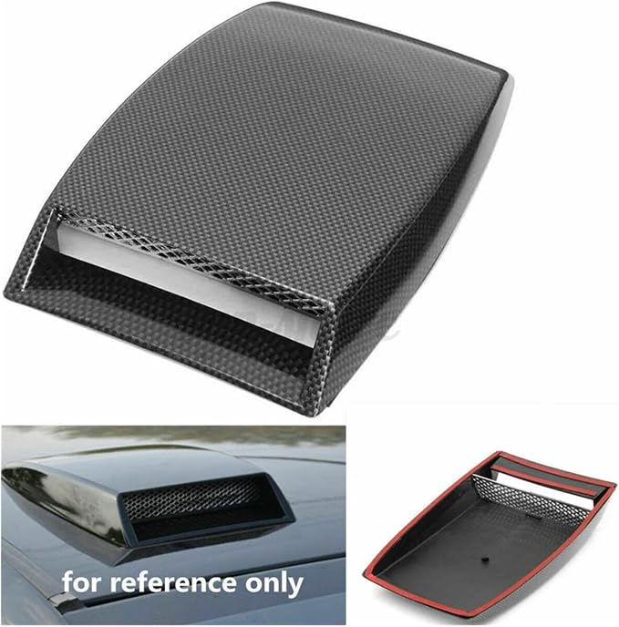 Car Air Flow Intake Hood Scoop Vent Bonnet Decorative Covers Kit Universal