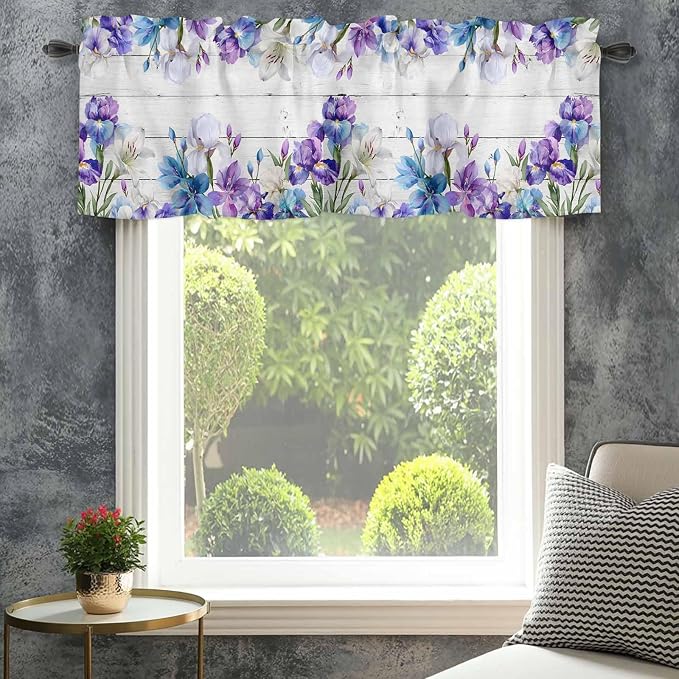Spring Flowers Curtain Valances
