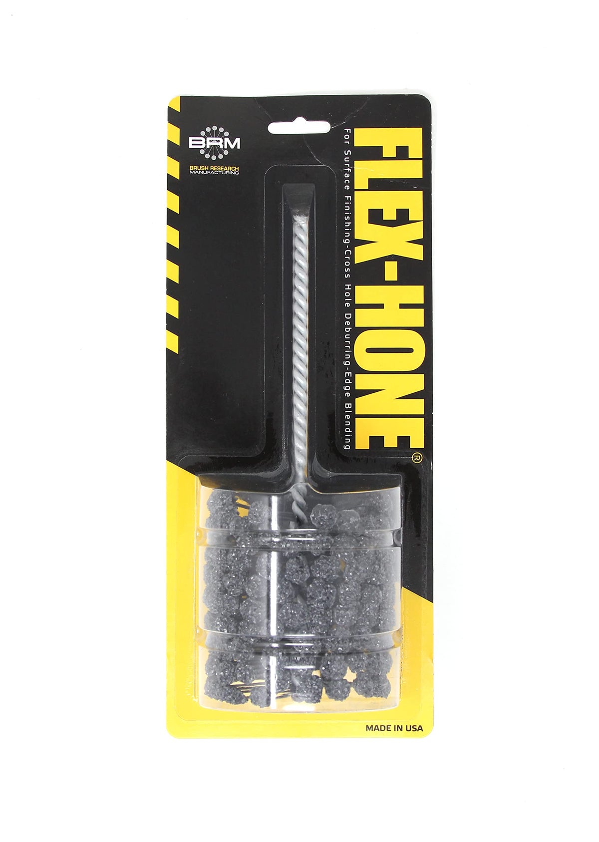 Brush Research BC30024 FLEX-HONE®, 3" (76.2mm) Diameter, 240 Grit, Silicon Carbide, For Mild Steel, Stainless Steel, Cast Iron and Softer Ferrous Materials
