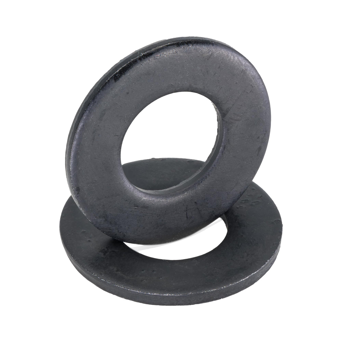 Black Washer Fits 3/8" Diameter Screw Size (50 pcs), 13/16" Outside Diameter, Steel with Weatherproof Black Ruspert Coating for Outdoor Use by Makers Bolt