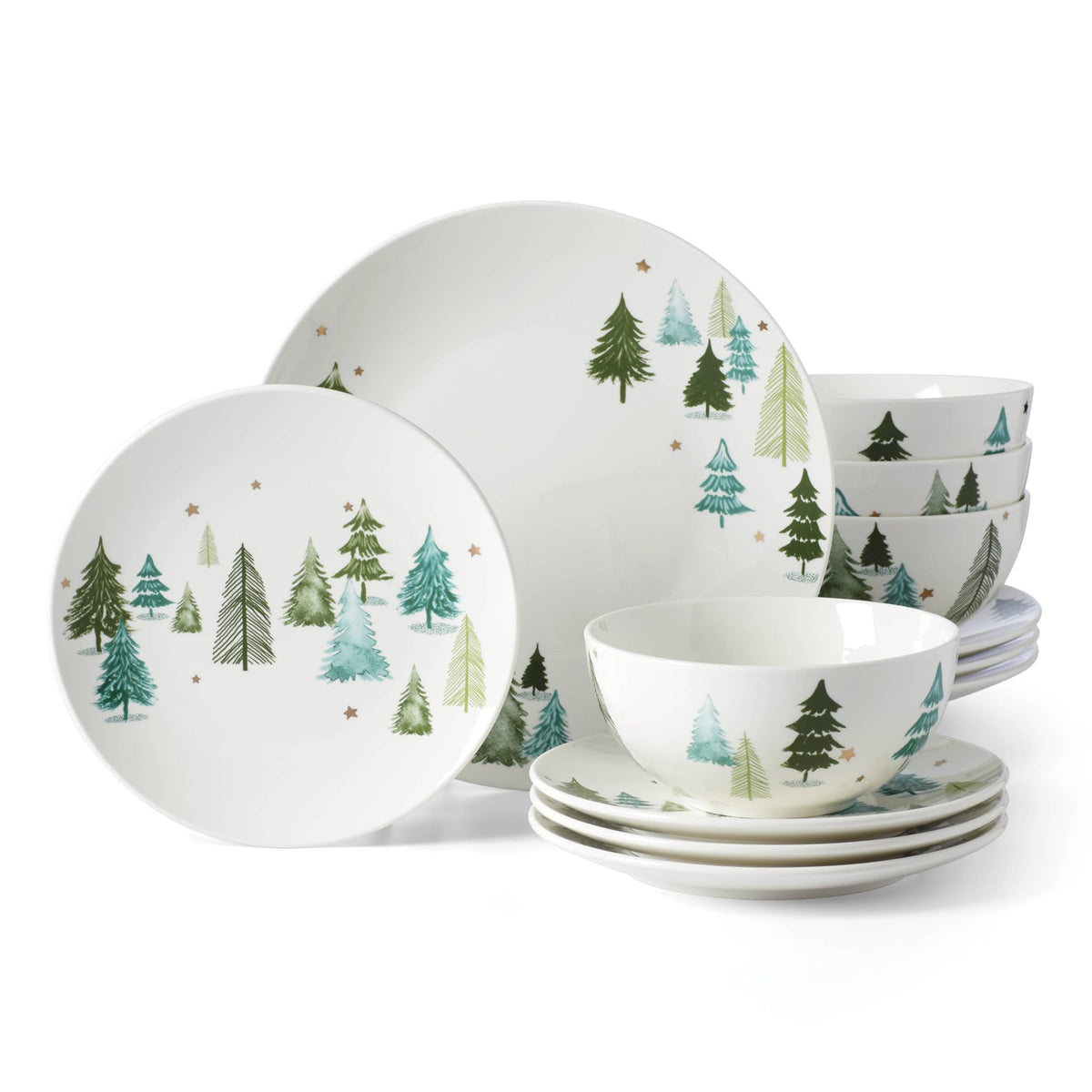 Lenox Balsam Lane Stoneware Christmas Serving Platter