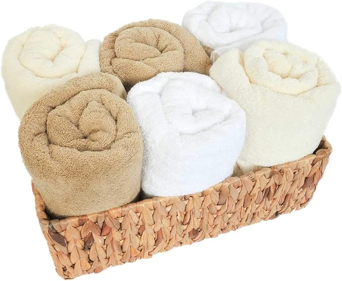 Premium Cotton 4 Pack Turkish Bath Towels 27x54 Ultra Absorbent Daily Use (4, Beige)