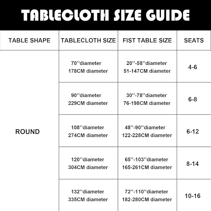 6 Pack Navy Blue Round Tablecloths 90 Inches Table Cloth Stain and Wrinkle Resistant Washable Polyester Table Cover Fabric for Party, Wedding,Dining,and Banquet Decoration