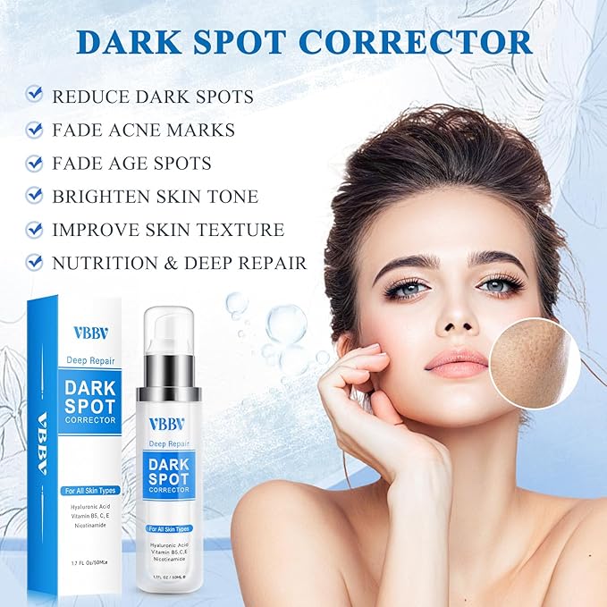 Dark Spot Remover for Face and Body, Dark Spot Corrector, Age Spot Sun Spot Freckles Dark Spot Remover, Melasma Treatment for Face, Advanced Skin Care Cream for Women and Men