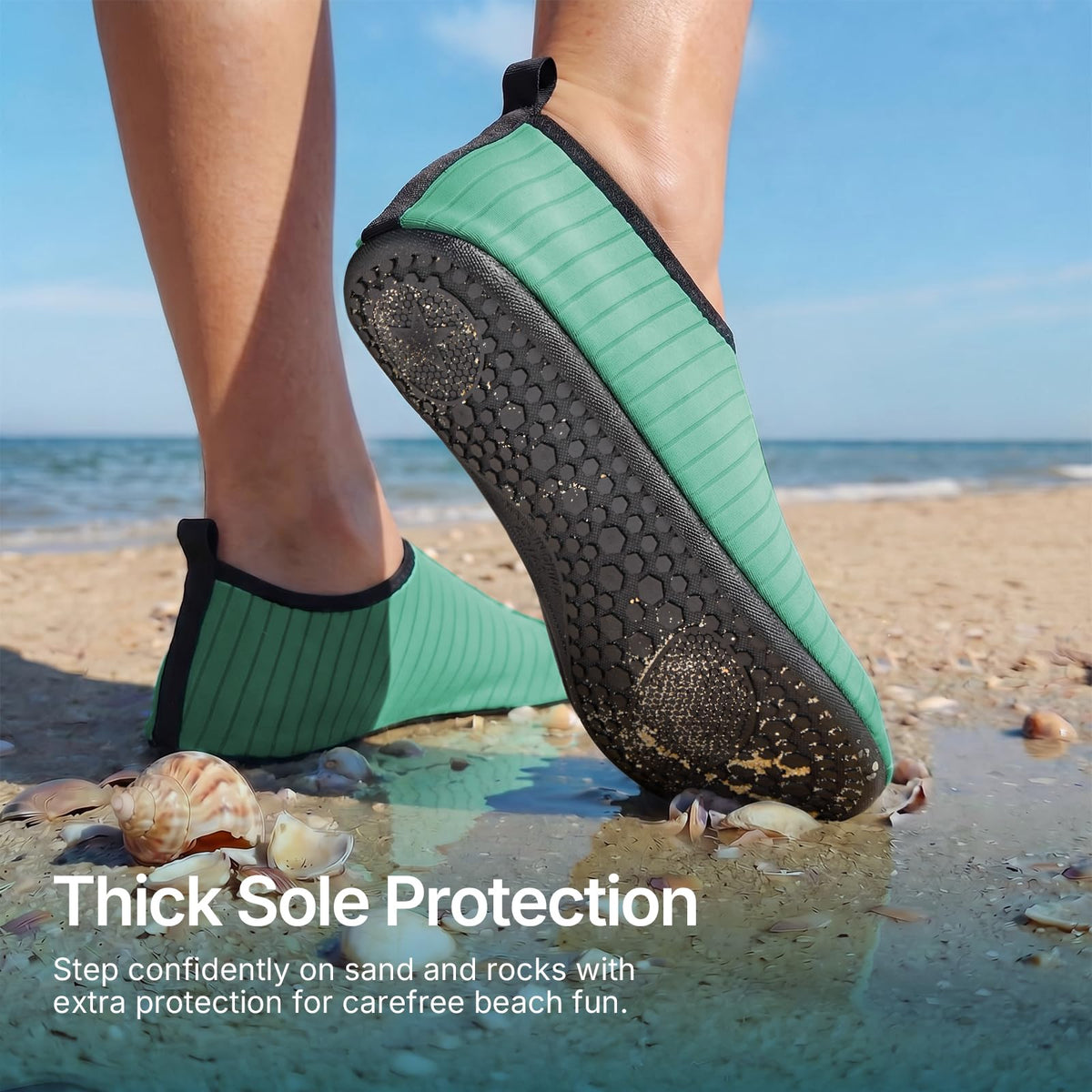 Water Shoes for Women Men Quick-Dry Aqua Socks Swim Beach Barefoot Yoga Exercise Wear Sport Accessories Pool Camping Must Haves Adult Youth Size 5-6Women/4-5Men