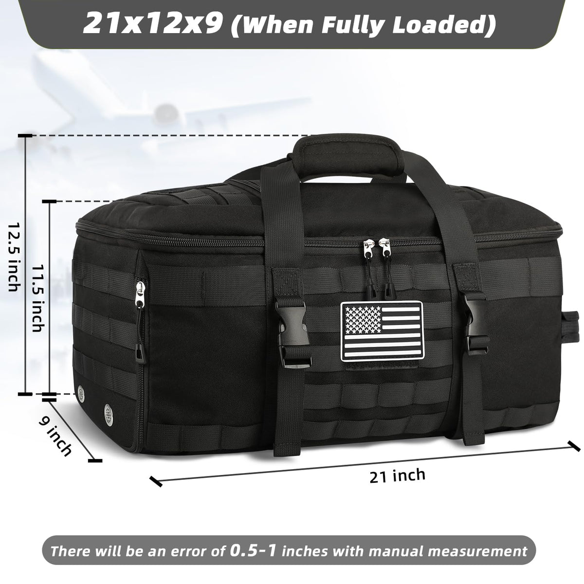 Gym Bags for Men Women, Carry On Luggage 22x14x9 Airline Approved
