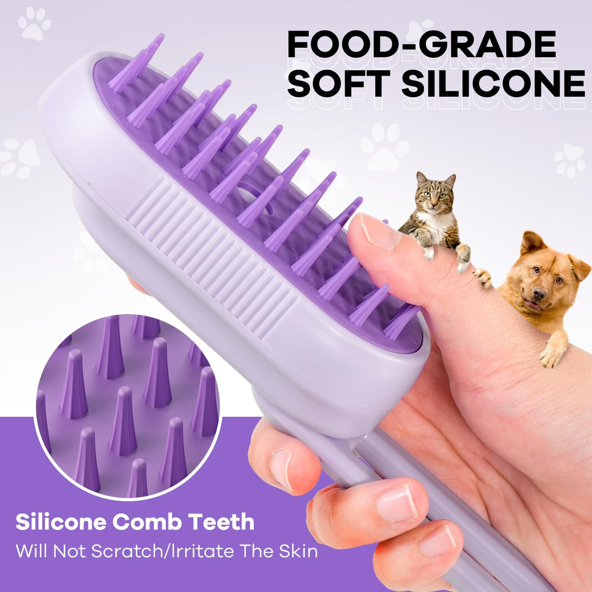 SILVLF Cat Steam Brush