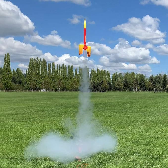 Estes Double Ringer Flying Model Rocket Kit | Easy to Build Beginner Rocket | Fun Educational Activity | Cool Science for Kids