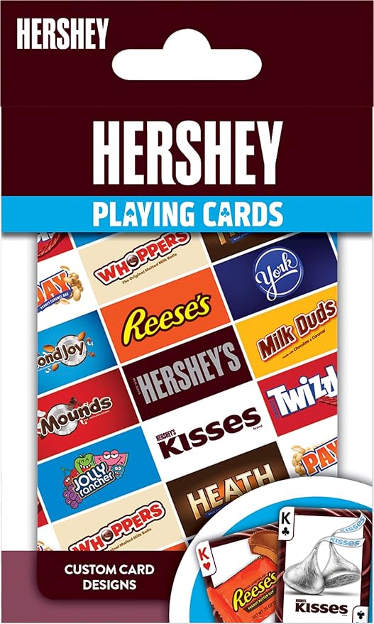 MasterPieces Officially Licensed Hershey Playing Cards - 54 Card Deck for Adults