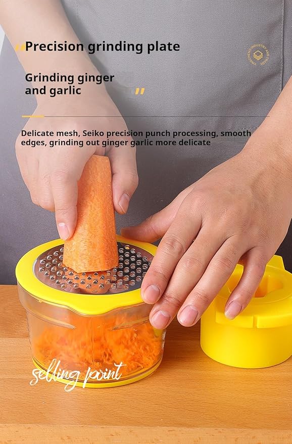 Zenqvox Corn Stripper Tool——4-in-1 Corn Peeler for Corn on the Cob with Measuring Cup and Grater, Versatile Kitchen Gadget and Corn Shucker Tool for Fresh Kernels.