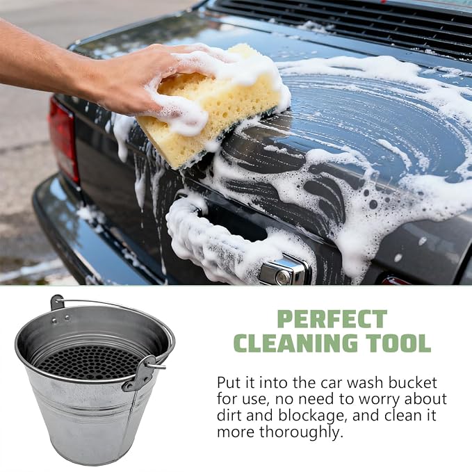 Bullet Car Wash Bucket Grit Trap Inserts, Vehicle Detailing Wash Filter