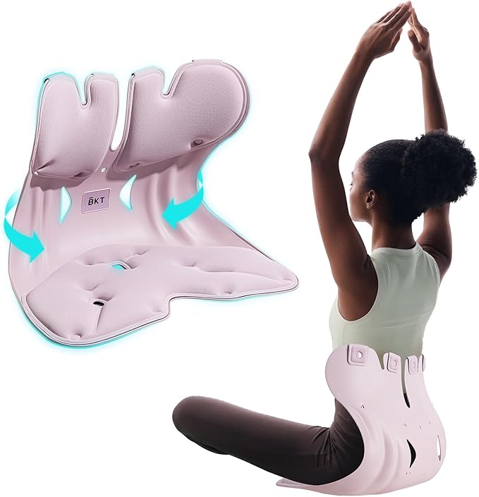 BKT Seat Cushion Chair Ergonomic Office Chair Cushions Lumbar Support for Seat Pillow Ideal for Students Office Workers Nursing Mothers Long Sitting Outdoor Fishing Floor