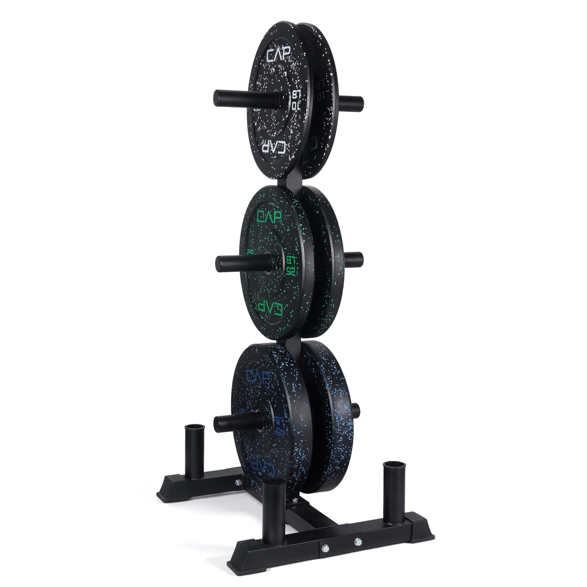 CAP 260lb Competition Olympic Bumper Plate Weight Set