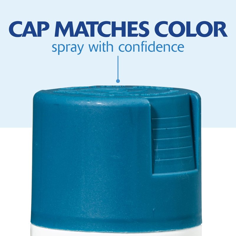 Rust-Oleum 331188-6PK Painter's Touch 2X Ultra Cover Spray Paint, 12 oz, Ultra Matte Nantucket Blue, 6 Pack
