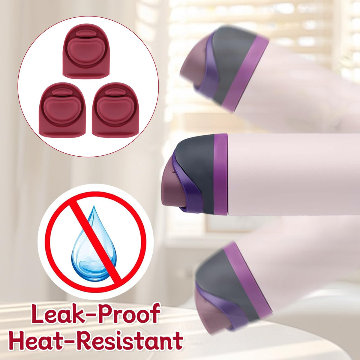 3 Replacement Rubber Stopper Seal for Owala FreeSip 16oz 24oz 32oz 40oz(F4)