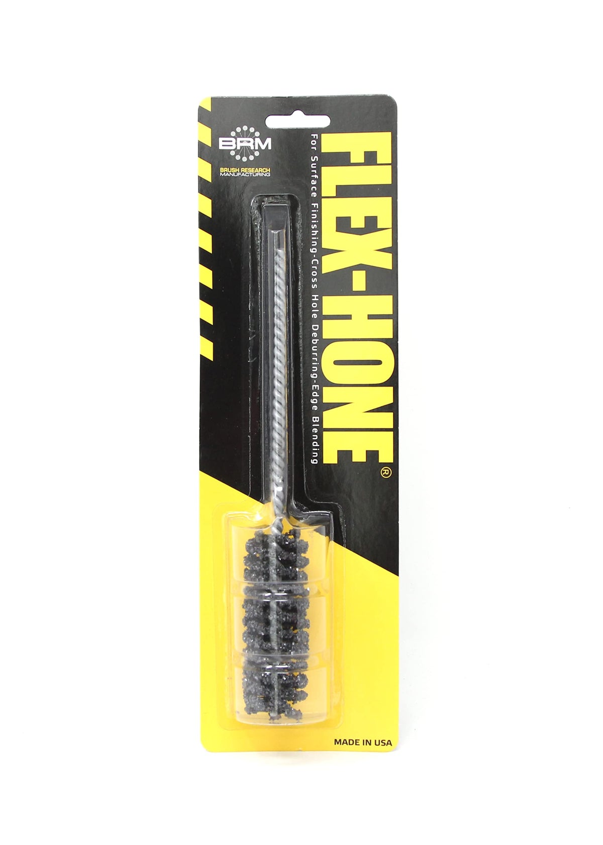Brush Research BC7812 FLEX-HONE®, 7/8"(22.2mm) Diameter, 120 Grit, Silicon Carbide, For Mild Steel, Stainless Steel, Cast Iron and Softer Ferrous Materials