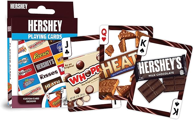 MasterPieces Officially Licensed Hershey Playing Cards - 54 Card Deck for Adults