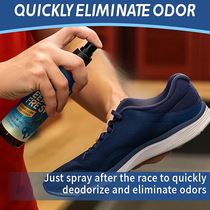 Sports Equipment Odor Eliminator Spray-Eliminate the Odor of Shoes and Sportswear, Quick Drying, Long-Lasting Cleaning Formula, Suitable For All Sports Equipment(6.76 Oz)