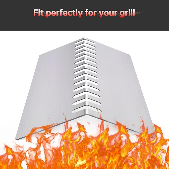 Cozilar 16516 16631 16520 Grill Burner for 4 Burners Bull Grill Replacement Parts Angus 47628, 47629, Steer Premium 69008, 69009, Outlaw 26038, 26039, Cal Flame G3 G4 P4, Grill Heat Plates Accessories