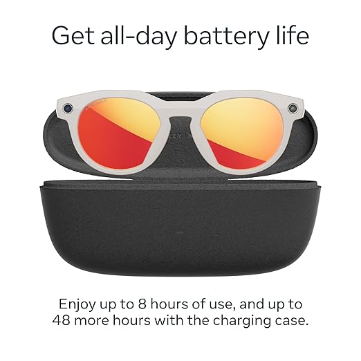 Oakley Meta HSTN, Warm Grey | Smart AI Glasses for Men, Women — Performance for Sports, Athletes — Camera, Audio, Video — 8 Hour Battery — 3K HD Resolution — Prizm™ Polarized Transitions® Lenses