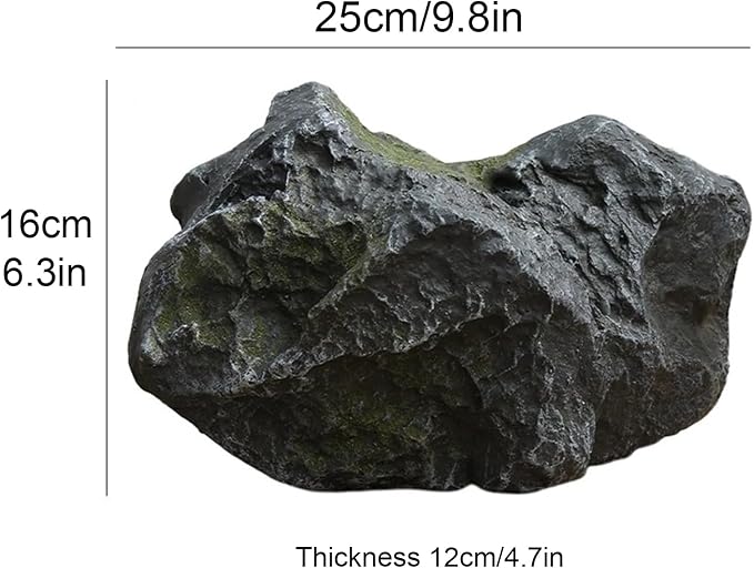 Outdoor Fake Rock Cover Realistic Lightweight Fiberglass Artificial Landscape