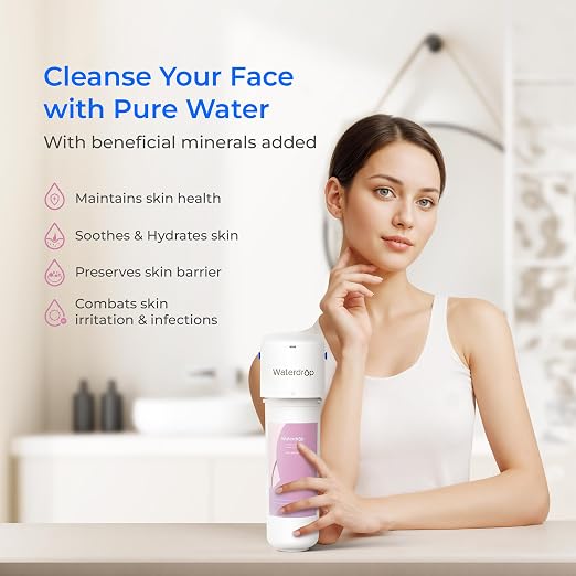 Waterdrop BFU2 Water Filter for Bathroom for Face Care, Scale in Water
