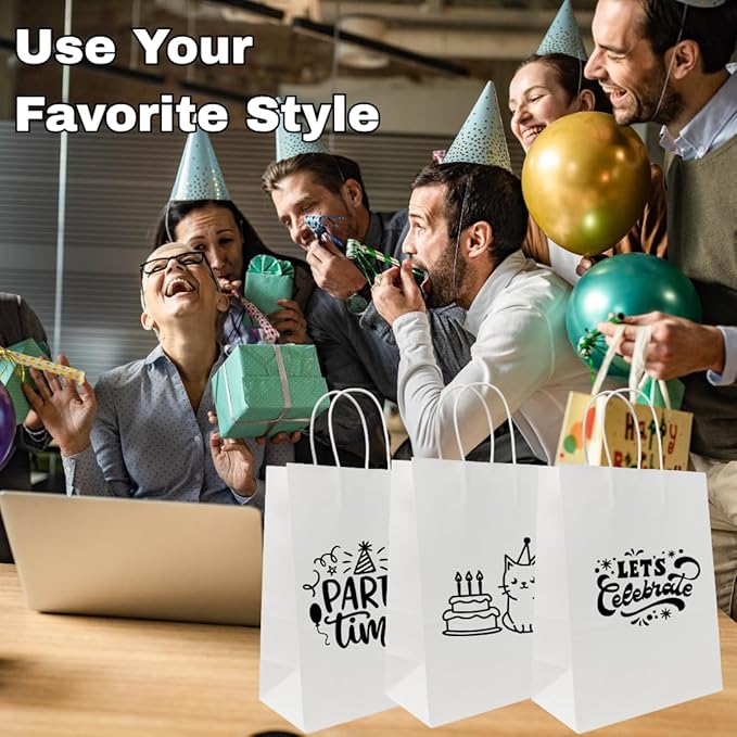 ASSUREPAK White Paper Bags, 13" x 7" x 17", 110 GSM, 250 Count
