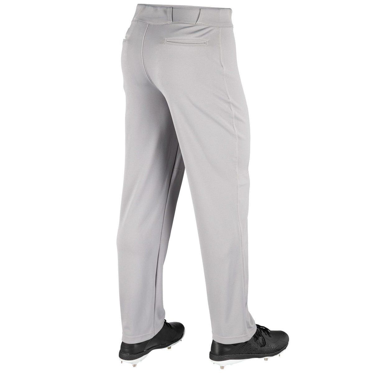Champro Youth MVP Open Bottom Relaxed Fit Baseball Pant, Grey, Medium