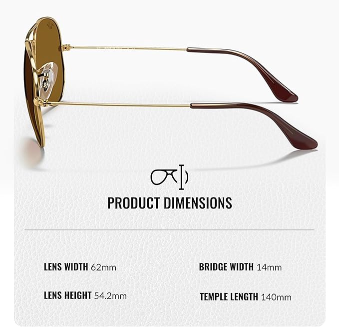 Ray-Ban RB3025 AVIATOR GRADIENT Pilot Shaped Sunglasses for Men & Women with Official RAYBAN Eyewear Kit