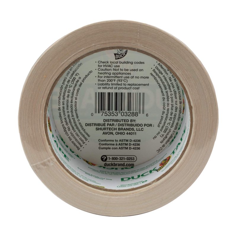 Duck Brand 283264 Color Duct Tape, Single Roll, Beige, 60 Foot