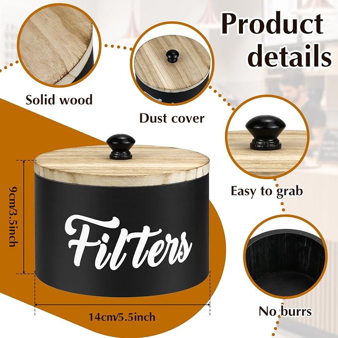 Wooden Coffee Filter Holder