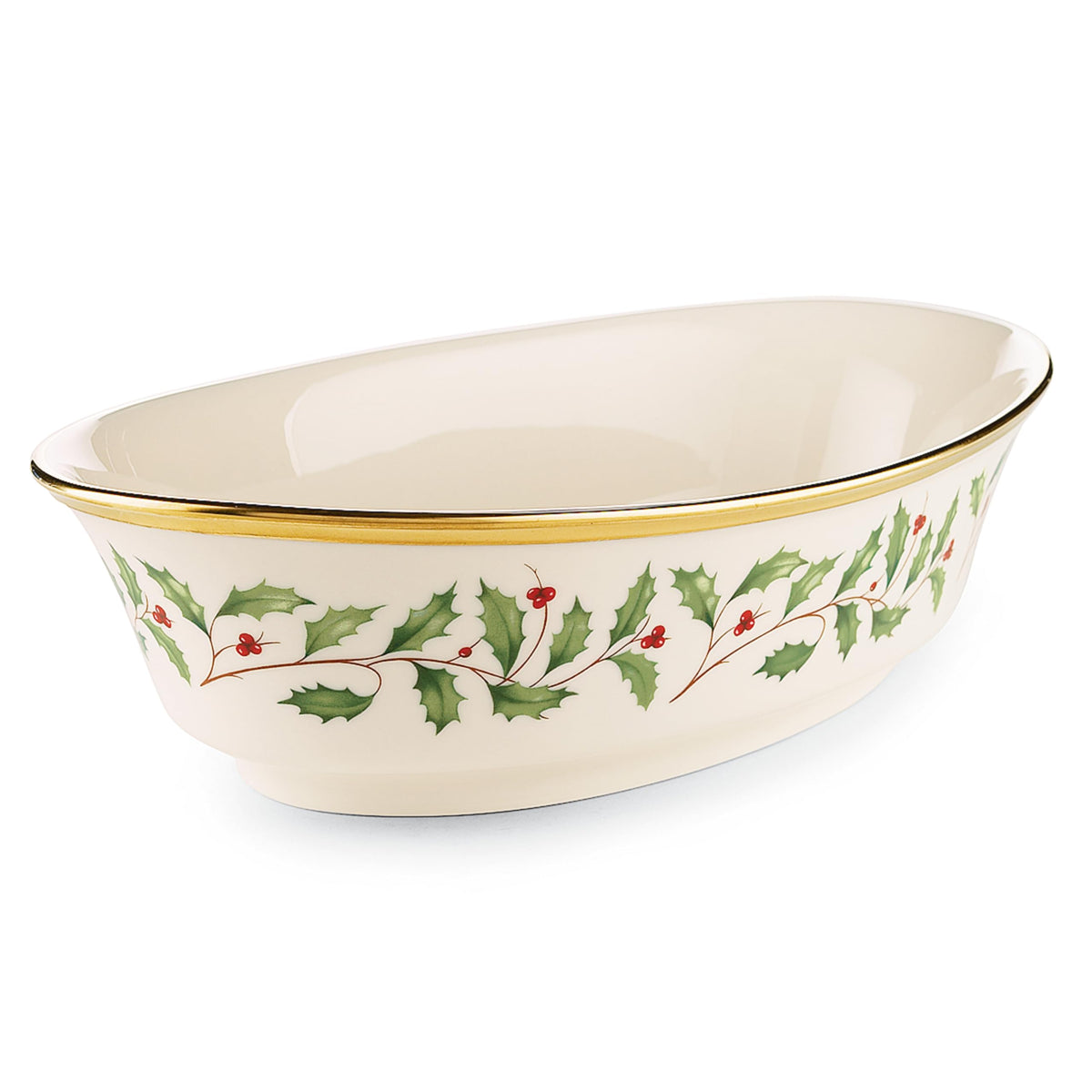 Lenox Holiday Porcelain Oblong Christmas Serving Platter