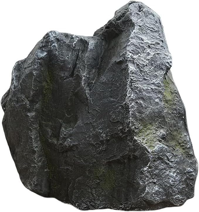 Outdoor Fake Rock Cover Realistic Lightweight Fiberglass Artificial Landscape