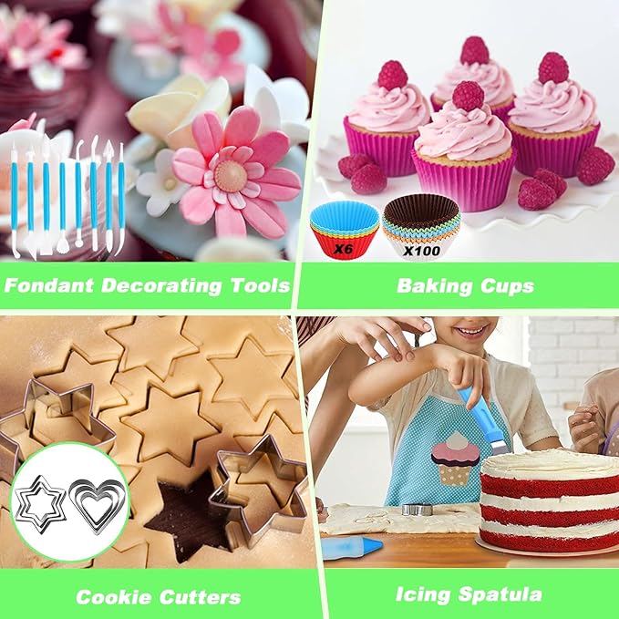 Suuker Cake Decorating Tools Supplies Kit, 236 Pieces