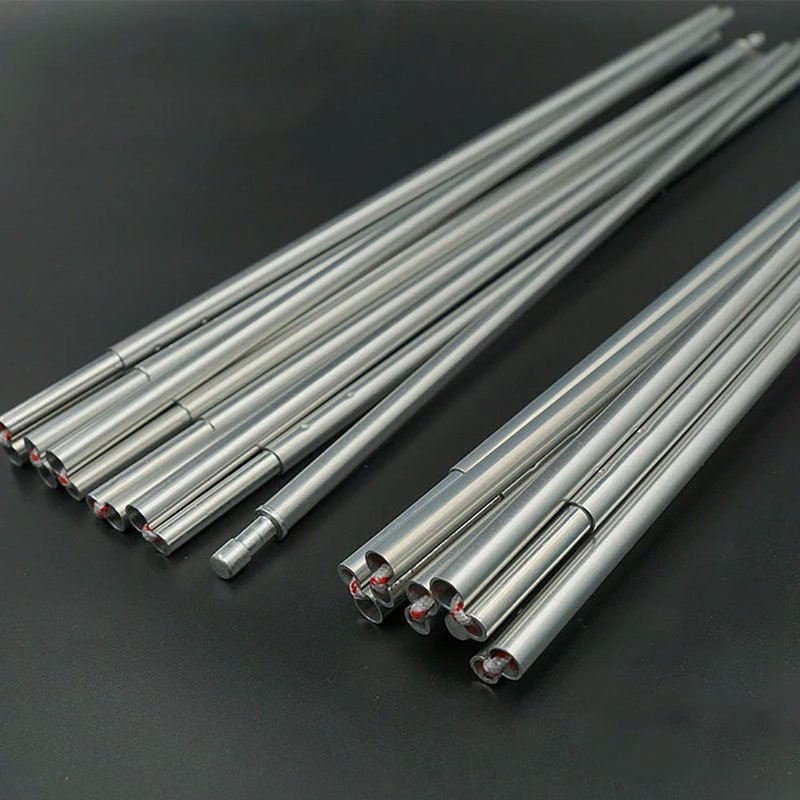 HipierFx Tent Pole Replacement 11.8 ft 13 ft 14.5 ft Aluminum Tent Rod 0.3 in Outdoor Camping Collapsible Tent Frame Repair Accessory (2 Pole, 11.8ft)