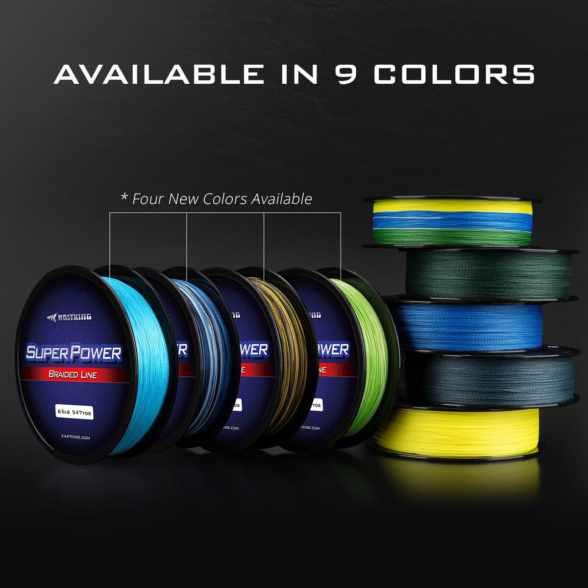 KastKing Superpower Braided Fishing Line,12LB,1097 Yds,Camo,4X
