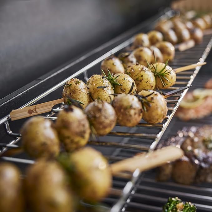Weber Genesis S-415 Natural Gas Grill for Outdoor Grilling, 4 Burners, Stainless Steel