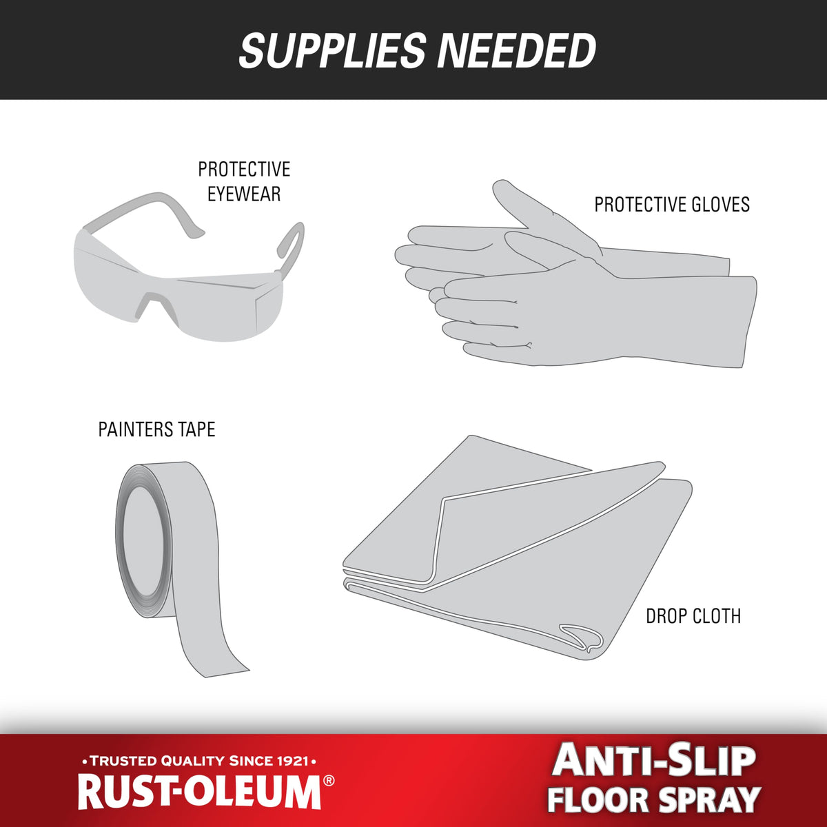 Rust-Oleum Anti-Slip Floor Spray | Textured Finish Adds Traction | Fast-Drying Formula | Resists Peeling & Fading | Clear | 15 oz Aerosol