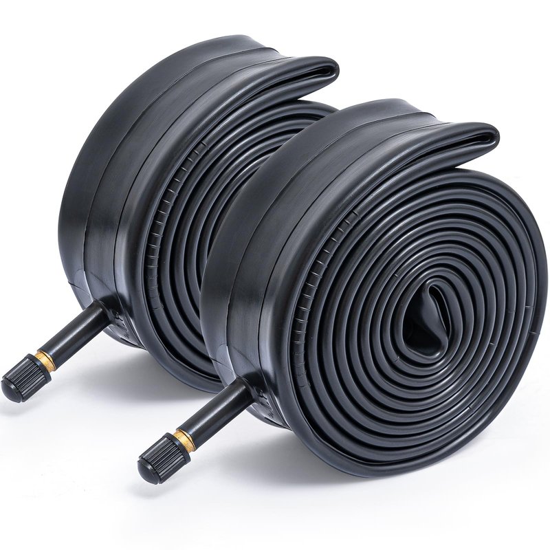 26x1.75/1.95/2.0/2.10/2.125 Bike Tubes 26" Replacement Bicycle Inner Tubes (2 PCS) Reliable 26 x 1.75-2.125 Inner Tubes AV32mm Schrader Valve for City/Road/Mountain/Cruiser Cycling Scenarios