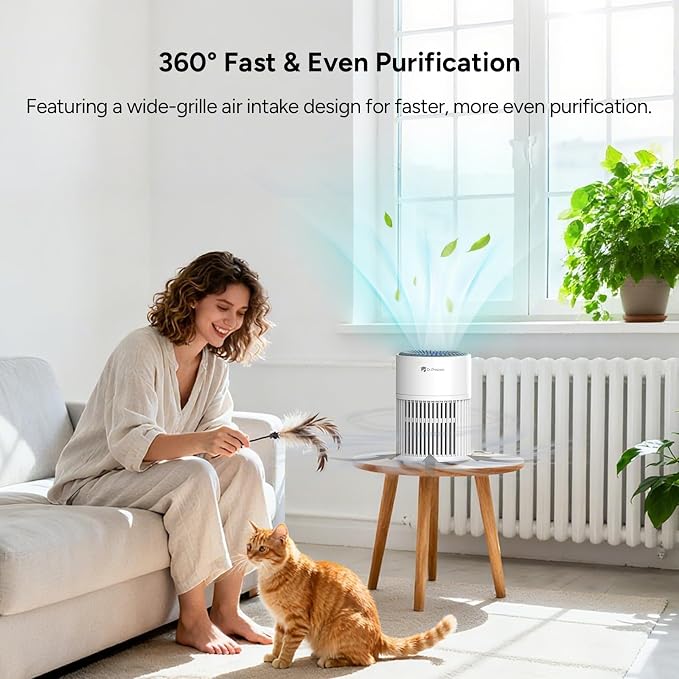 Dr.Prepare Air Purifiers for Bedroom, Quiet Air Purifier