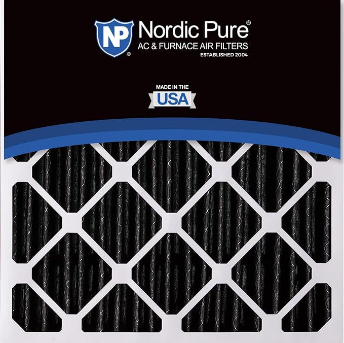 Nordic Pure 20x20x5 Honeywell Replacement Furnace Filters MERV 12 Plus Carbon 4