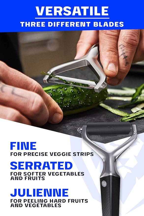 Dalstrong Y-Peeler Set - 3 Swappable Stainless Blades