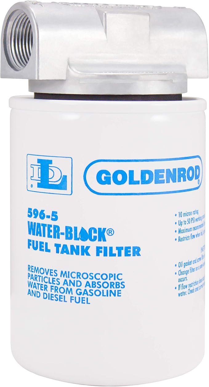 GOLDENROD Canister Water-Block Fuel Tank Filter