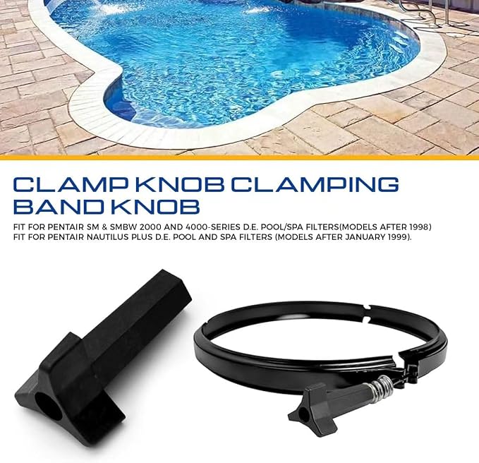 076033 Clamping Band Knob for Pentair Sta-Rite Pool and Spa, Pool Filter Knob