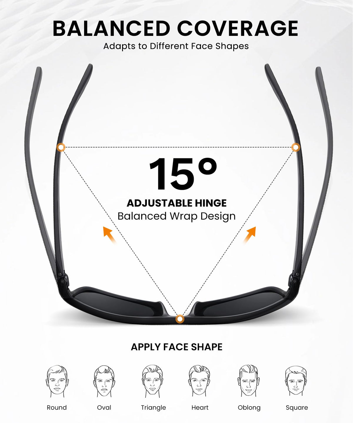 CIFOYA Sunglasses-Men Polarized Mens Sunglasses: Classic Women Sun Glasses UV Protection for Fishing Driving Golf