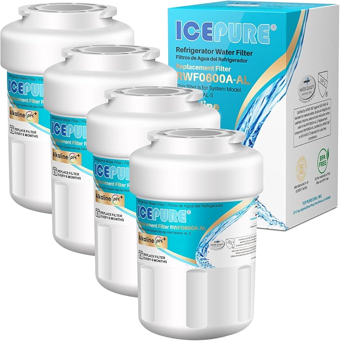 ICEPURE Alkaline RWF0600A-AL Refrigerator Water Filter Replacement