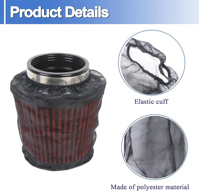 Air Filter Cover Small Dustproof Protective Cover Fits