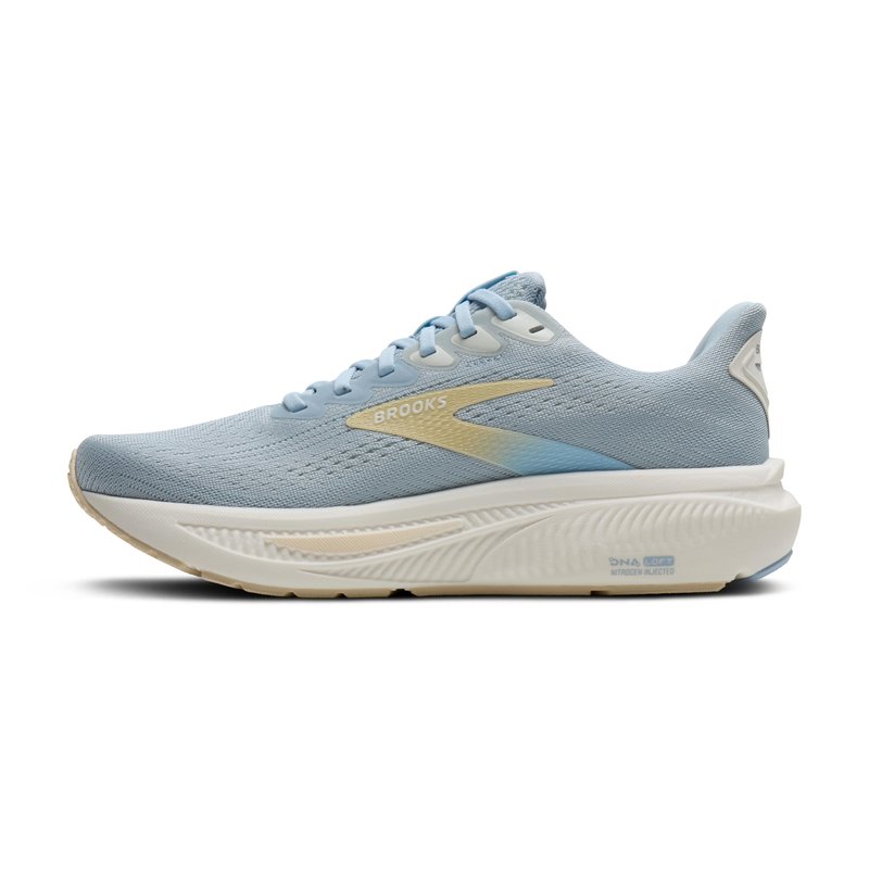 Brooks Women’s Ghost 17 Neutral Running Shoe - Skyway/Coconut/Sand - 13 Medium